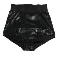 DOLCE & GABBANA Underwear Black High Waisted Slip Girdle Panty IT2 / S 300usd