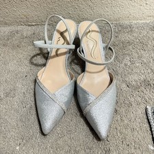 Nina Silver Glitter Heels