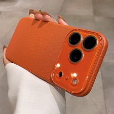 iPhone 12-17 Models Case with Lychee Texture