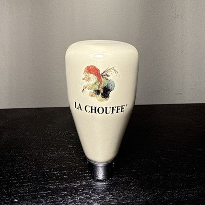 LaChouffe - 4.5'' Ceramic Shorty Tap Handle - Belgian Draft Beer - Duvel Moortgat