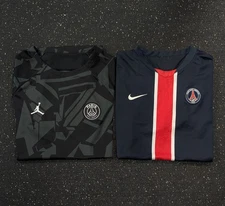 Lot Of 2 Nike Jordan Paris Saint-Germain PSG Jerseys Men’s 2022-23/ 2006-07 READ