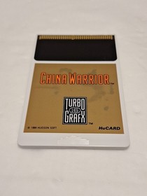 China Warrior NEC Turbografx 16 Vintage 1989 Game Tested Read Desc See Pics