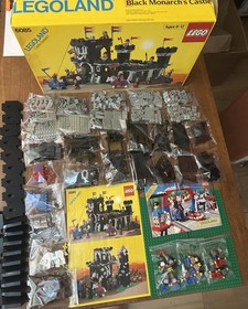 Lego 6085 Black Monarch's Castle Instructions Box Minifigures TITA 💯% Complete