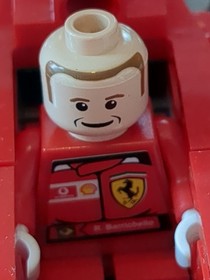 LEGO 8672 Ferrari Finish Line, Manual, Schumacher, Barrichello  100%