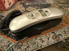 GE Caller ID Corded Phone   Silver/Black Desktop Telephone