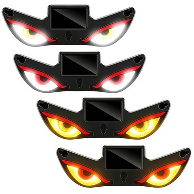 Cool Magic Eye Solar Window Light Cyber RGB Glow for Cool Car Window Atmosphere