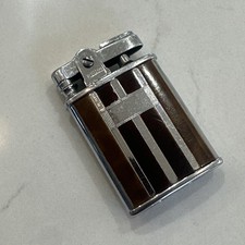Vintage 50s 60s Ronson Gem Lighter Tortoise S...