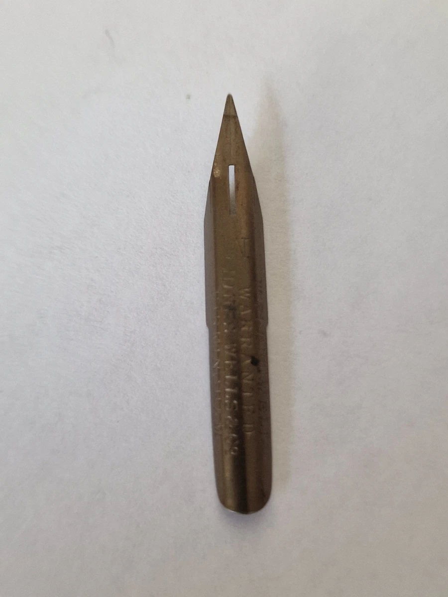 10 Vintage Metal Dip Pen Nibs Assorted Styles
