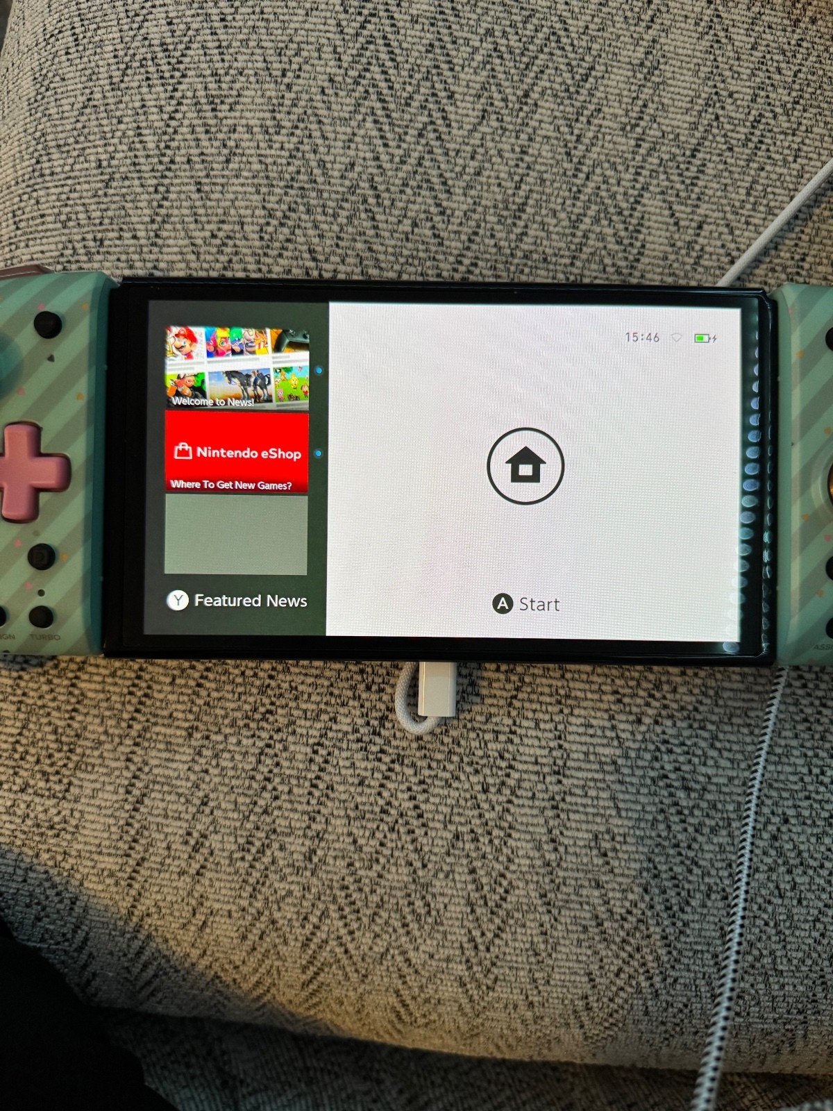 Nintendo Switch OLED Console 2024 HEG-001 Model with HORI Pokémon Controllers