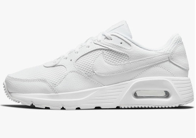 Nike Air Max SC Leather, Women's Trainers, White White Photon Dust, 8.5 US