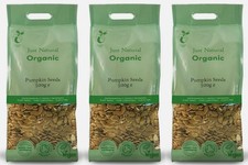 Just Natural Organic Pumpkin Seeds 500g BBE 11/2026 ****** ( PACKS OF 3 ) **** 30.16 per kilo