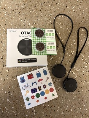 Android Air Tags - 4 Pack IP65 Waterproof Tracker for Google Find My Device