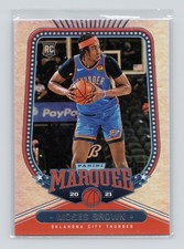 2020-21 Panini Chronicles Marquee Silver Prizm #250 Moses Brown (RC) Thunder 2C