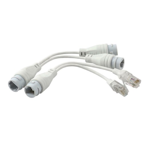 1 to 2 Adapter Network Splitter Poe Switch Connector Rj45 Outdoor Waterproof C - Afbeelding 5 van 16