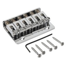 Hardtail Bridge Einstellbar E-Gitarren-Steg Feststehend f&uuml;r Gitarristen