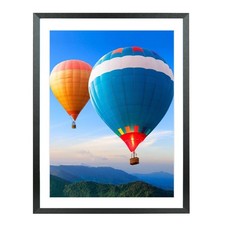 16x21 Picture Frames Solid wood, Display Pictures 14x19 Inch With Mat or 16x2...