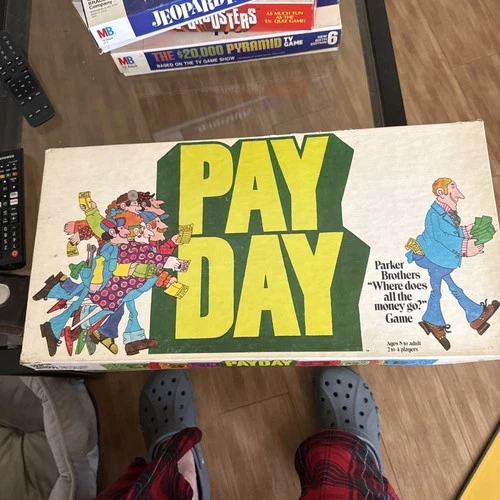 Vintage Payday Board Game Parker Brothers 1970s Complete Classic Family Strategy