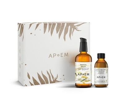 (322,69 EUR/l) APoEM - Restore Serum and Purify Tea Tree Face Scrub - 130ml