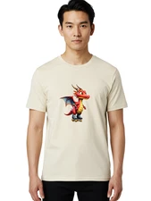 Spyro-Skateboarder Mens Graphic Tee, 100% Cotton, Casual Summer Wear