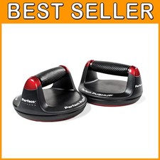 Effortless Rotation Pushup Bars, Textured Grip