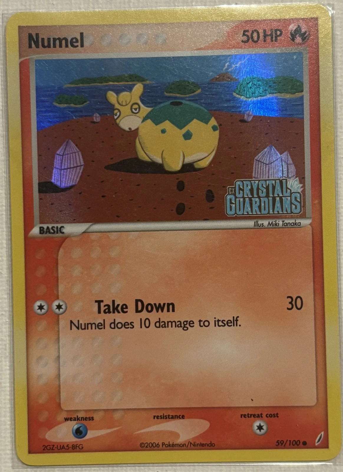 Numel Reverse Holofoil 59/100 Common Crystal Guardians Near Mint