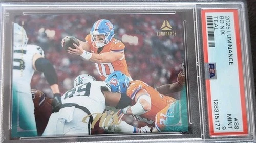 2025 Panini Luminance Bo Nix /35 Teal #89 PSA 9 Broncos