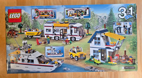 LEGO CREATOR: Vacation Getaways 3 in 1 Boat. Camper, House (31052) NSIB