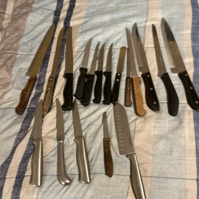 Vintage Knifes  Lot of  18 Cuisine Sabatier Wilkinson  Imusa  Cutters Jet  Cana