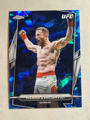 2026 Topps Chrome UFC Merab Dvalishvili [Refractor] #50 card