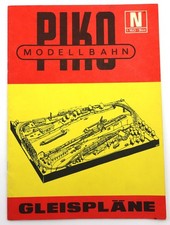 PIKO Gleispl&auml;ne Spur N 1:160 Gleisplanheft DDR 1976