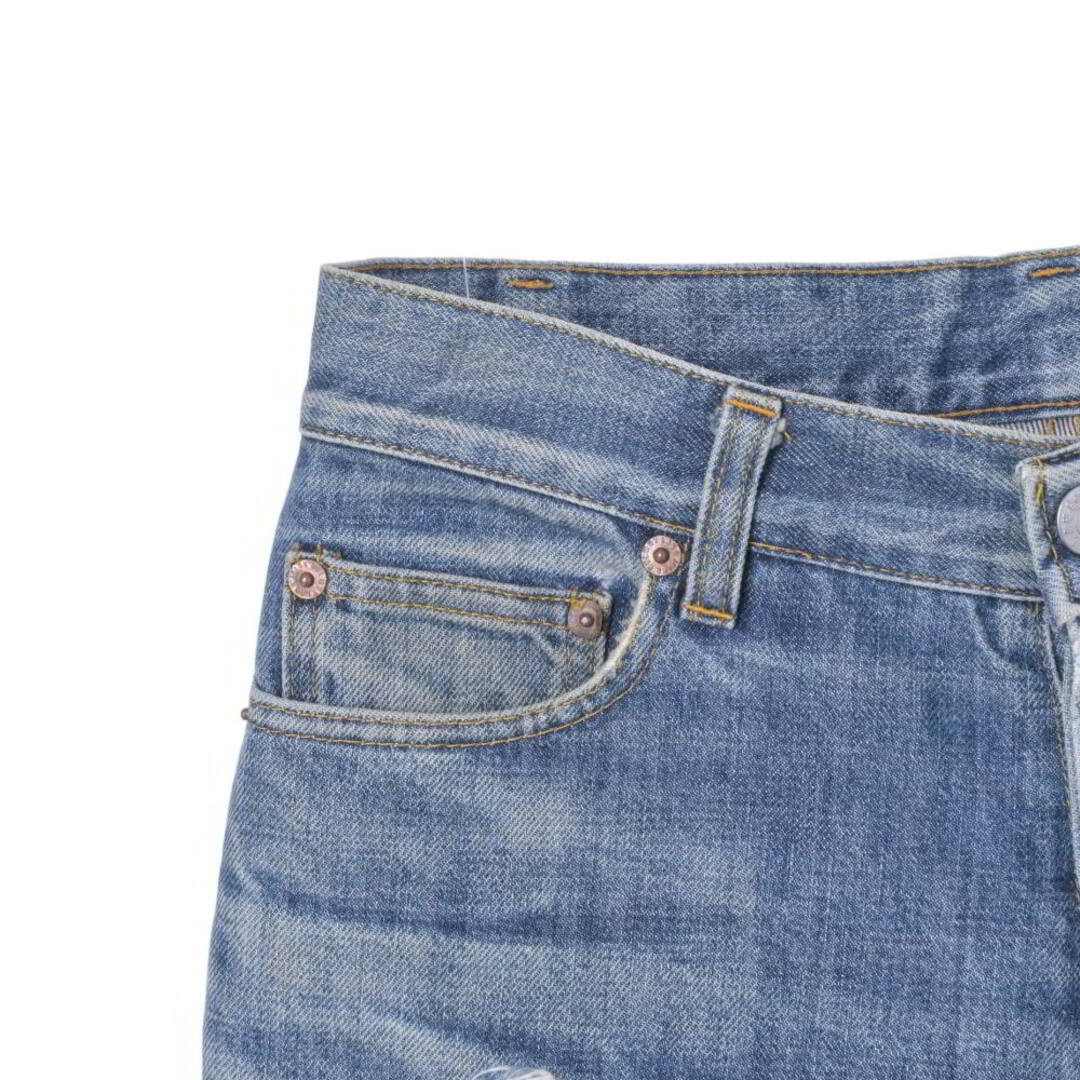 HELMUT LANG Patchwork Cutoff Denim Pants Used CYH… - image 3