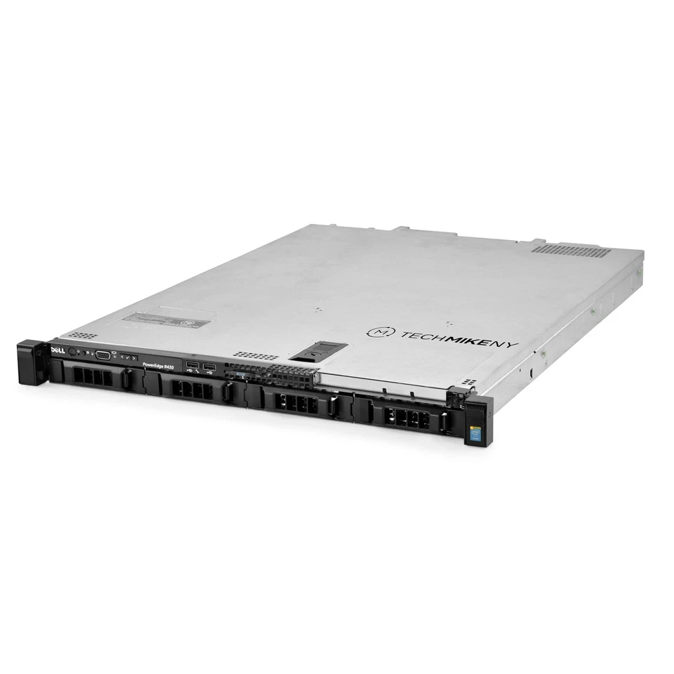 Servidor Dell PowerEdge R430 2x E5-2623v4 2,60 GHz 8 núcleos 192 GB RAM 4x caddies Foto 2 de 4