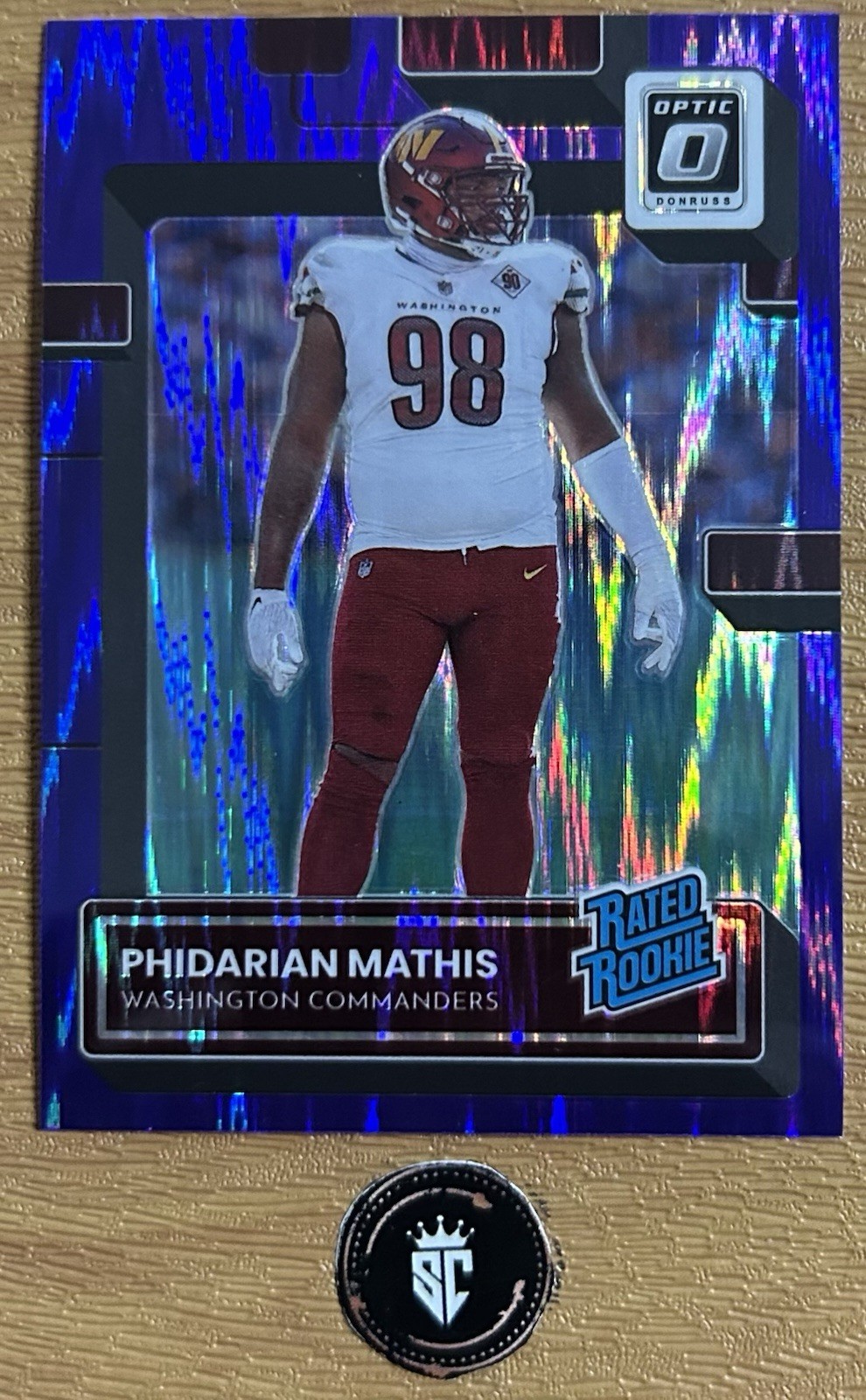 Phidarian Mathis Panini Donruss Optic #268 Purple