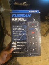 Furman SS-6B Pro Plug 6 Outlet AC Surge 15A Power Strip Conditioning
