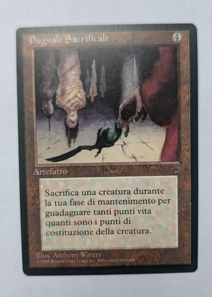 Magic Mtg Italian Legends Life Chisel   MINT condition