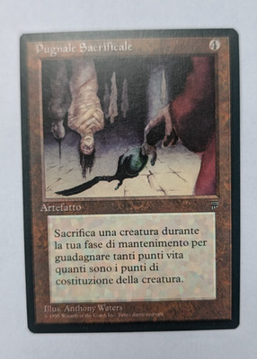 Magic Mtg Italian Legends Life Chisel   MINT condition