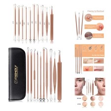 Pimple Popper Tool Kit, 10 Pcs Blackhead Remover Comedone Extractor Acne Remo...
