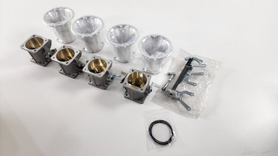 OBX DIY Throttle Body Plenum Horns 00-09 Honda S2000 F20C1/F22C1 4 Piece 52mm