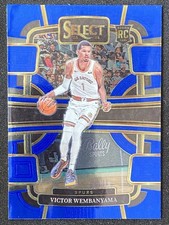 Victor Wembanyama 2023-24 Panini Select Concourse Blue Base RC #87