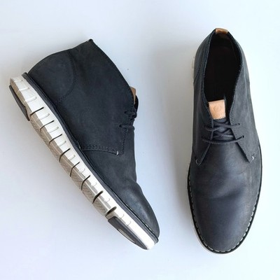 Cole Haan ZEROgrand Chukka Boots Mens 10.5 Black Leather  display picture 1