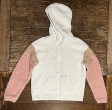 The Childrens Place Girl s Fuzzy Fleece Style Jacket Size M 7/8 Not Worn