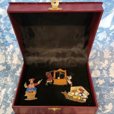 Disney Pins Pirates of the Caribbean Event 2003 Boxed Set of 3 LE 350 22648 DLR