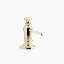 Kohler K-35729-AF Artifacts Soap/Lotion Dispenser, Vibrant French Gold