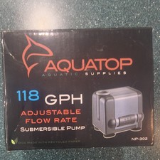 Aquatop Aquarium Submersible Water Pump 118gph