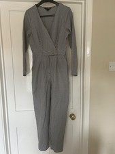 Miss Selfridge 80  s style Dogtooth Jumpsuit Size 6