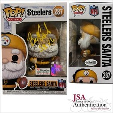 BILL COWHER SIGNED AUTOGRAPHED PITTSBURGH STEELERS SANTA FUNKO POP JSA COA