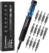 Sharden 27-In-1 Precision Screwdriver Set Multi Bit Small Screwdriver Magnetic M
