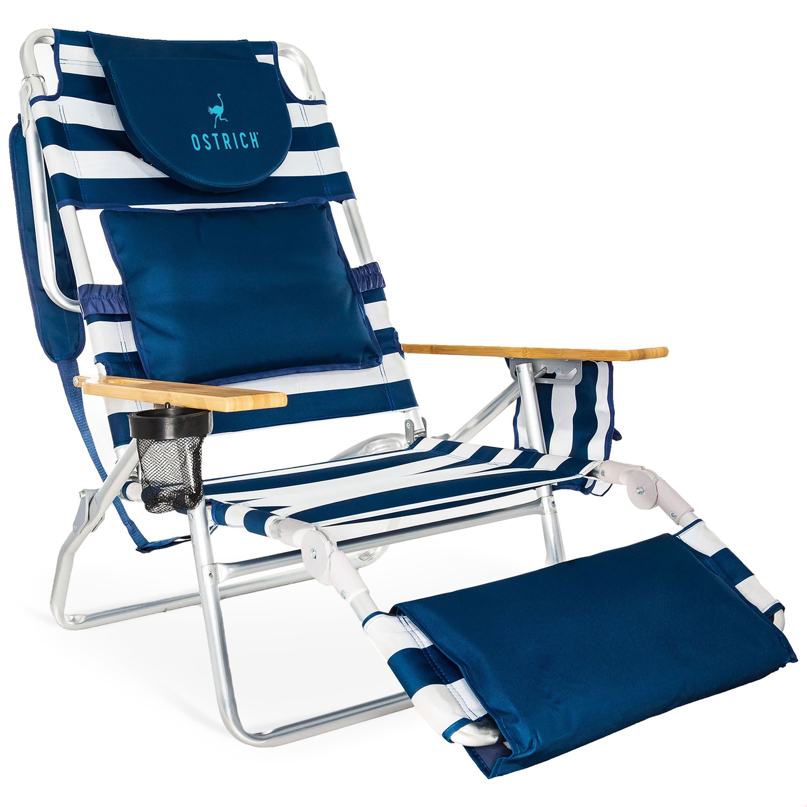 Ostrich D3N1-1001S Beach Chair - Striped