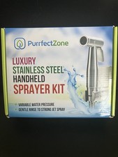 PurrfectZone Silver Stainless Steel Handheld Sprayer Kit NEW Awesome