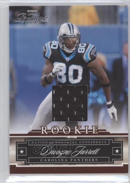 2008 Playoff Prestige Rookie Review Materials Dwayne Jarrett #165 q9p